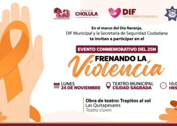 “Frenando la violencia”: actividades por la igualdad y el respeto en San Pedro Cholula