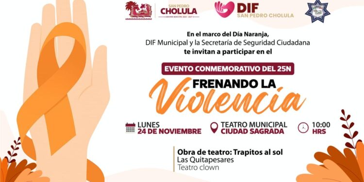 “Frenando la violencia”: actividades por la igualdad y el respeto en San Pedro Cholula