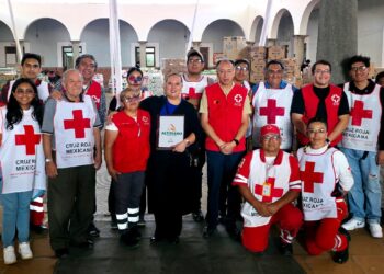 Fundación Granjas Carroll entrega despensas a Cruz Roja para damnificados