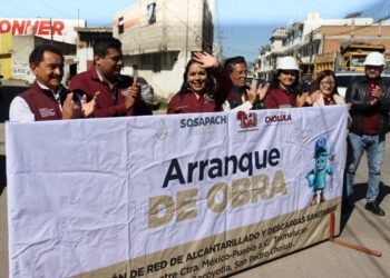 SOSAPACH da inicio a nueva obra de alcantarillado sanitario en San Matías Cocoyotla