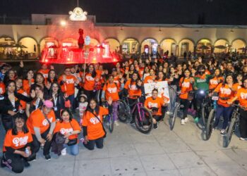 Tonantzin Fernández impulsa la Rodada por la Libertad: ¡En Cholula, la violencia se frena!