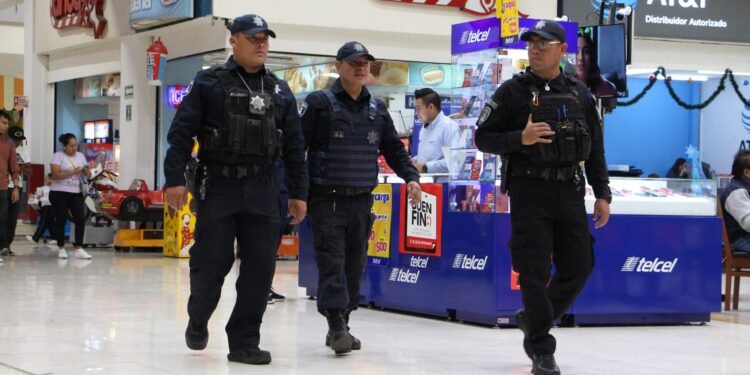 Refuerzan seguridad en Puebla durante el “Buen Fin 2025”