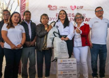 Entrega Tonantzin Fernández apoyos alimentarios a personas en situación vulnerable