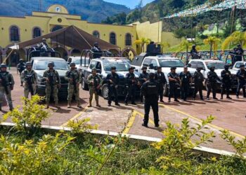 Refuerzan presencia de seguridad en Eloxochitlán tras hechos de violencia