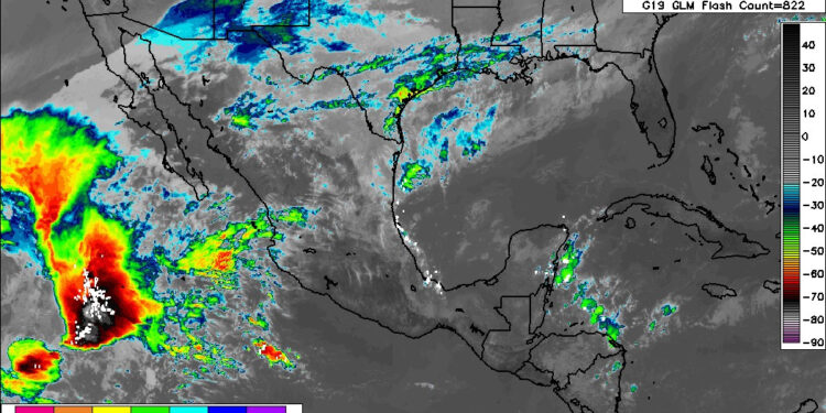 Frente Frío No. 25 provocará lluvias en la Sierra Norte y Nororiental