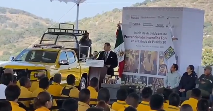 Puebla refuerza acciones de prevención de incendios forestales para 2026