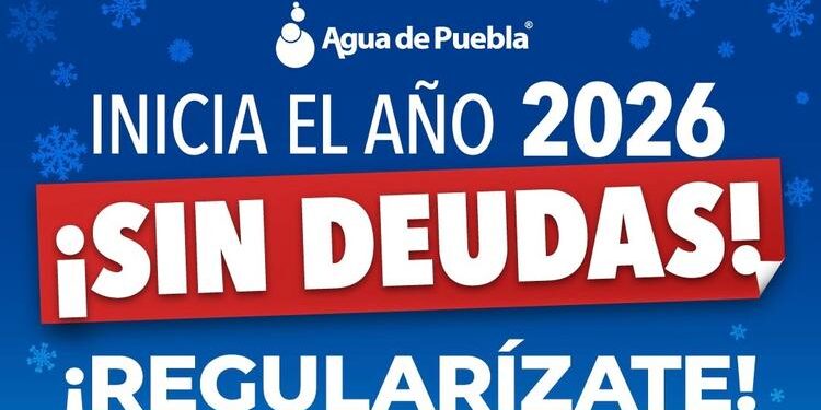 Concluye programa de descuentos del 50% en adeudos de agua en Puebla