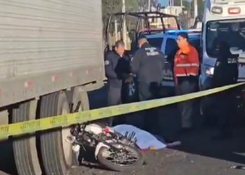 Accidente en la México–Puebla cobra la vida de un motociclista en Juan C. Bonilla