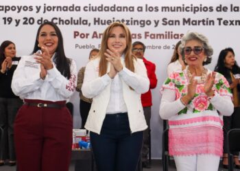 Ceci Arellano y Tonantzin Fernández Fortalecen Atención a Familias de la Región en San Pedro Cholula