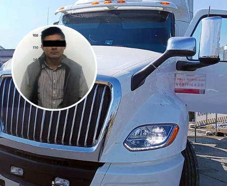 Recuperan tractocamión robado en Teziutlán tras persecución en carretera