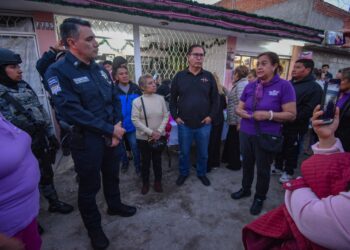 Mantiene SSC de Puebla proximidad en colonias al sur de la ciudad