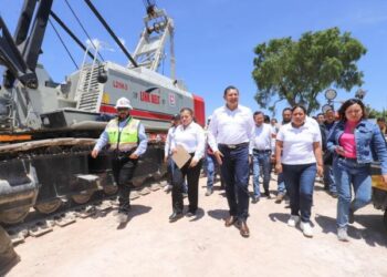 Avanza la colocación de trabes del nuevo puente que sustituirá a “La Panga” en Valsequillo