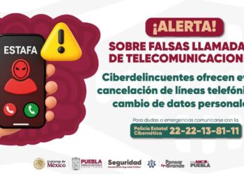 Alerta Seguridad Pública Estatal sobre llamadas falsas para robo de información