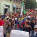 Marchab en Puebla por bombardeo estadounidense a Venezuela