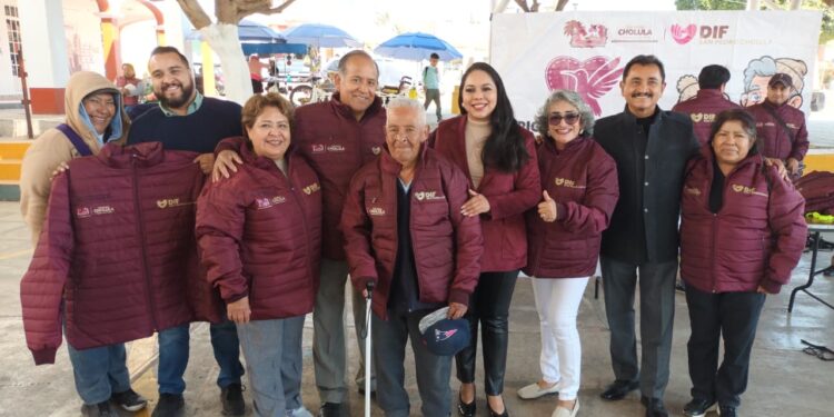 El programa “Abrigando Cholula” continúa llegando a todas las juntas auxiliares