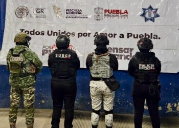 Realizan operativo de seguridad en el penal femenil de Ciudad Serdán