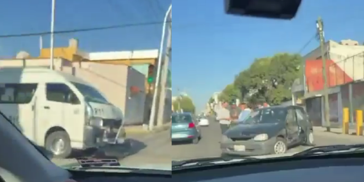 Percance vial en 4 Sur y 27 Oriente deja una mujer lesionada