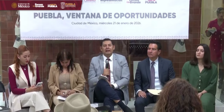 Armenta destaca respaldo de Sheinbaum y reducción del 43% en feminicidios en Puebla