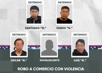 Caen  cinco asaltantes de gasolinera con violencia,  entre ellos un menor