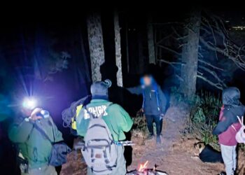 Fuerzas de seguridad rescatan a dos personas extraviadas en La Malinche