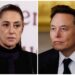Sheinbaum analiza acciones legales contra el magnate Elon Musk tras acusarla de vínculos con cárteles