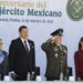 Armenta acompañó a Claudia Sheinbaum en el 113 Aniversario del Día del Ejército en Puebla