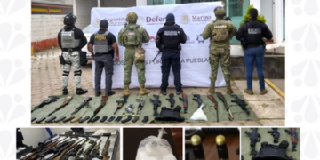 Aseguran inmueble en Chignahuapan vinculado a “El Bukanas”; hallan armas y drogas