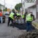 Supervisa Pepe Chedraui trabajos de bacheo en colonia Jardines de San Manuel