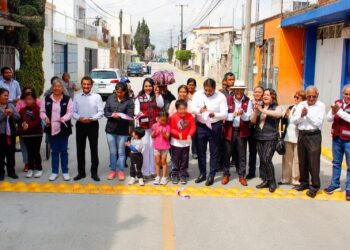 Continúa Tonantzin Fernández fortaleciendo la infraestructura vial en San Pedro Cholula