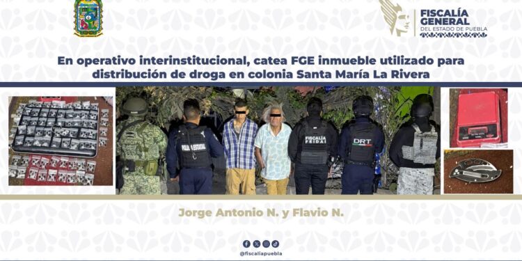 FGE catea  inmueble utilizado para distribución de drogas en colonia Santa María La Rivera