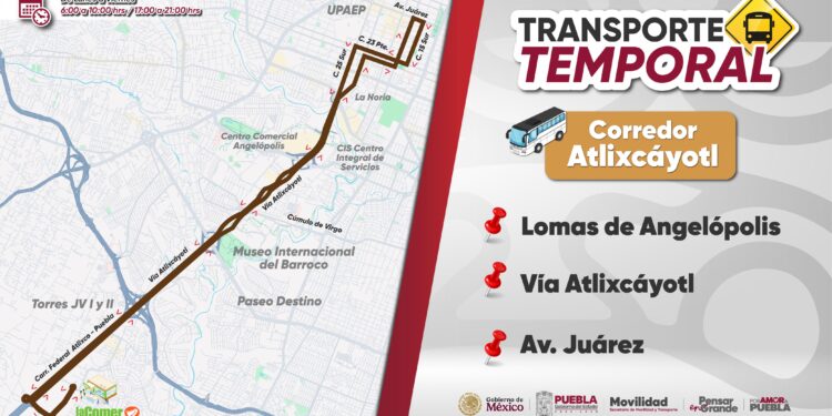 Anuncian nuevo corredor temporal en la capital