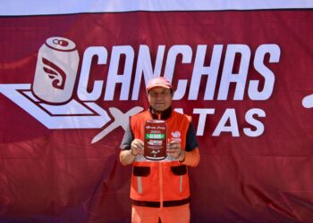 Se suma OOSL al programa Canchas por Latas con donación de 50 mil piezas