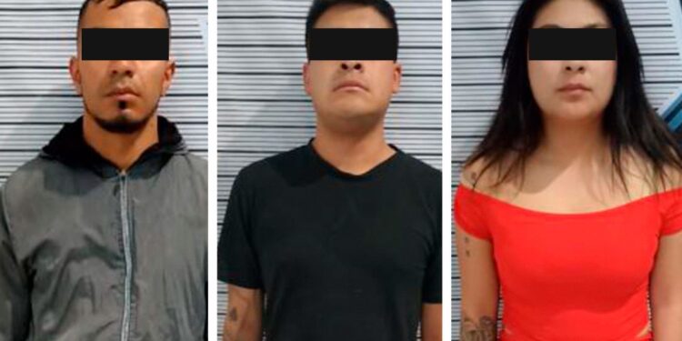 Detiene SSP a tres personas presuntamente dedicadas al cobro de piso en el mercado Morelos