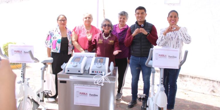 Fortalece DIF Municipal de San Pedro Cholula el Centro de Rehabilitación Integral con nuevo equipamiento