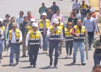 Avanza rehabilitación de Avenida Circunvalación; buscan mejorar movilidad en Puebla