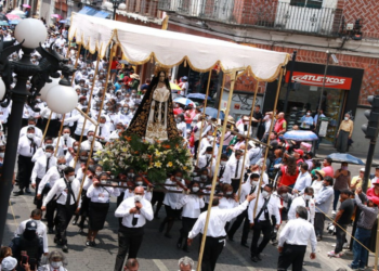 Más de 180 mil fieles y miles de turistas: Este será el recorrido de la Procesión de Viernes Santo en Puebla