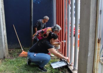 Realiza DIF Municipal segunda jornada de faena comunitaria en Casa del Abue