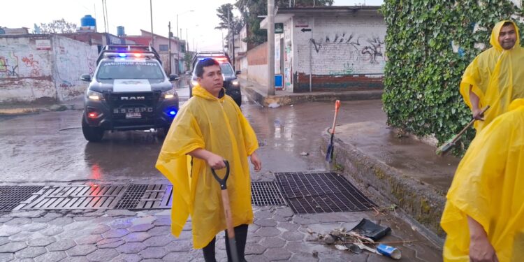 Acciones inmediatas en el gobierno de Tonantzin Fernández por inundaciones en San Pedro Cholula