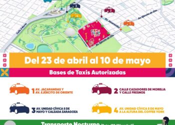 Movilidad garantizada en la Feria de Puebla 2026: habilitan rutas nocturnas y bases de taxi
