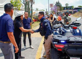Tonantzin Fernández encabeza acciones de vigilancia para garantizar saldo blanco en Cholula