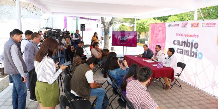 Anuncia DIF Puebla Capital campaña “Cambio x Cambio, haz la DIFerencia” en favor del programa “Médico Imparable”
