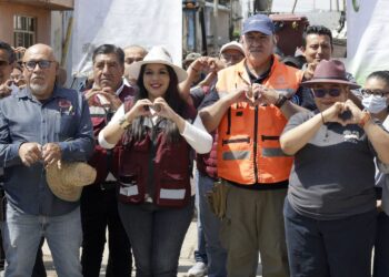Tonantzin Fernández encabeza plan contra inundaciones en San Pedro Cholula