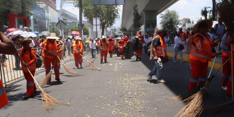 Gobierno de Pepe Chedraui garantiza limpieza en desfile del 5 de mayo