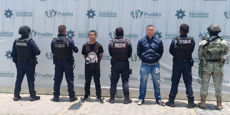 Detienen a dos presuntos responsables tras balacera en inmediaciones del Mercado Morelos