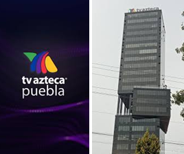 Autoridades realizan diligencia en instalaciones de TV Azteca Puebla por adeudos fiscales