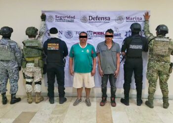 Caen ⁠“El Calavera” y “El Changoleón” identificados como integrantes de “Los Nieves”, célula delictiva con operaciones en Chiautla.