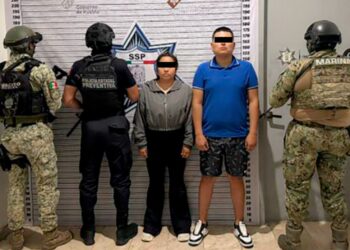 Coordinación entre SEMAR, DEFENSA y SSP permite detener a presuntos narcomenudistas