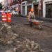 Realiza gobierno de Pepe Chedraui trabajos de bacheo en el Centro Histórico