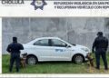 Refuerzan vigilancia en San Pedro Cholula y recuperan vehículo con reporte de robo