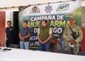 Realizan campaña de desarme voluntario para prevenir violencia en hogares poblanos